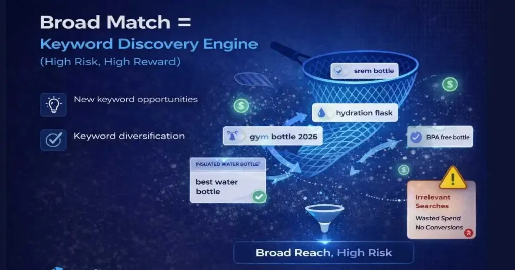 Broad Match — Discovery Engine (High Risk, High Reward)