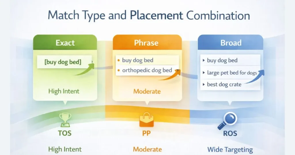 Match Type and Placement Combination