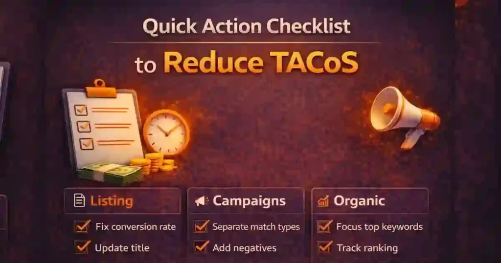 Quick Action Checklist to Reduce TACoS Starting Today