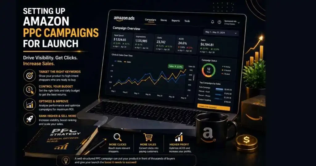 Setting Up Amazon PPC Campaigns for Launch
