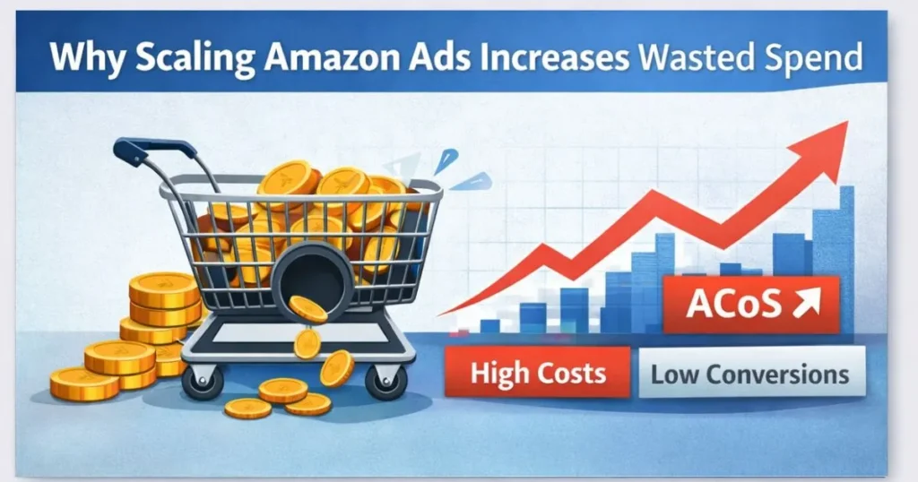 Why Scaling Amazon Ads Often Increases Wasted Spend