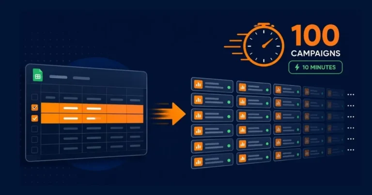 Build Amazon PPC campaigns fast with a spreadsheet workflow for 100 campaigns